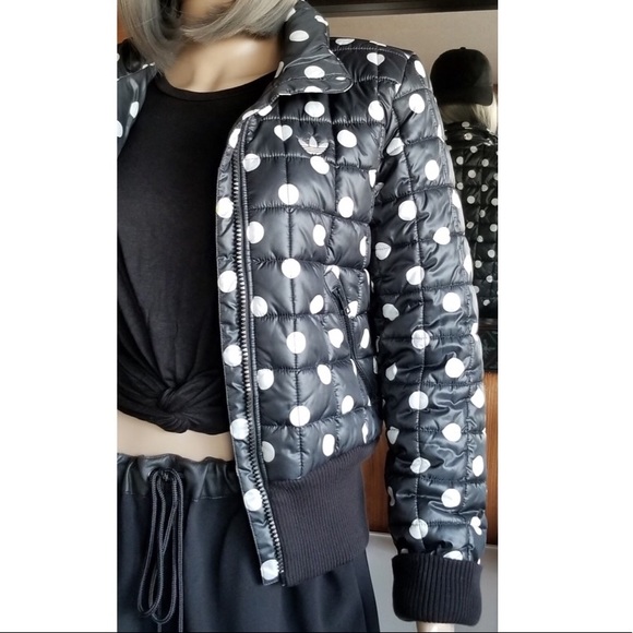 adidas Originals Polka Dot Puffer Jacket - Picture 4 of 8